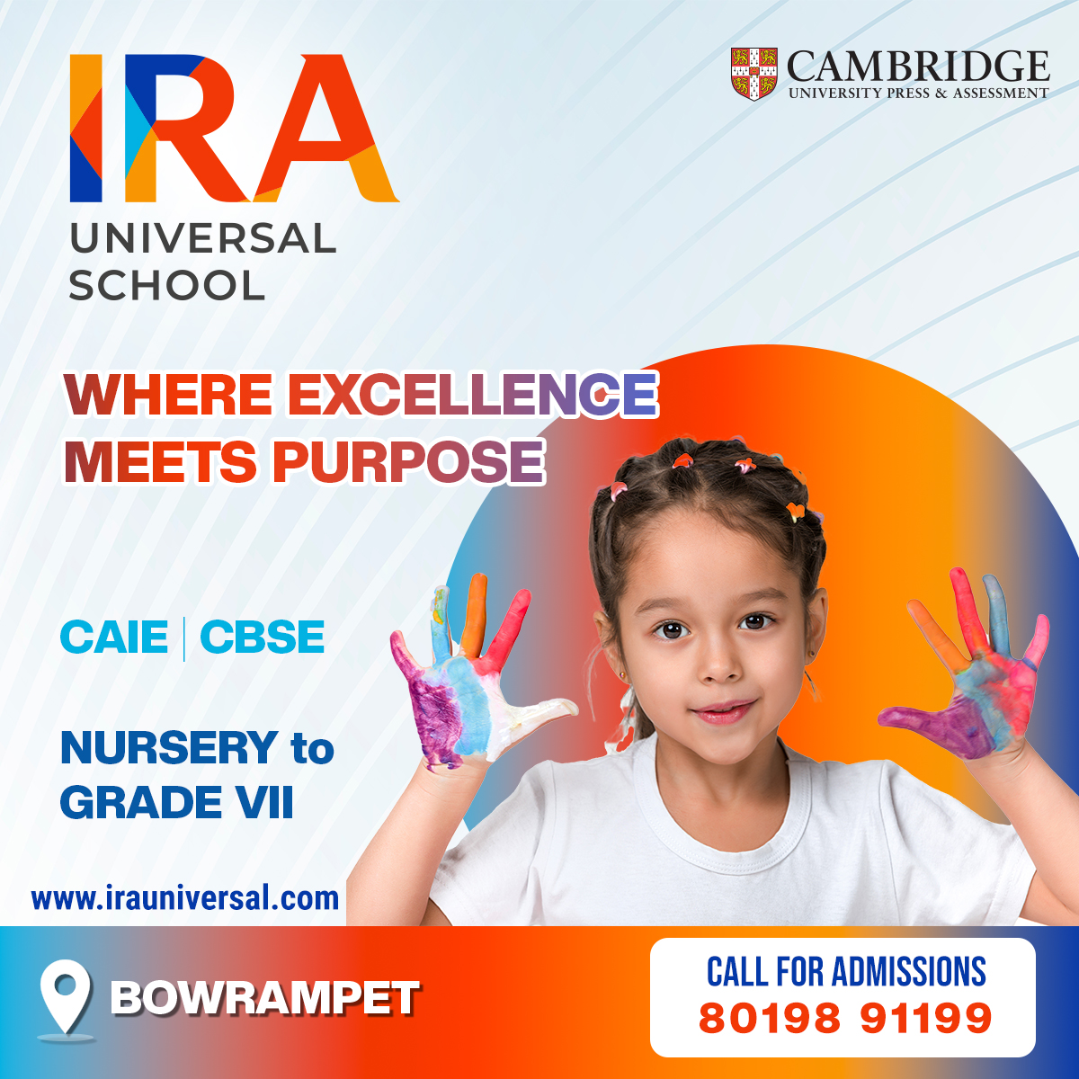 Best Cambridge School in Bowrampet | Best CBSE School in Bowrampet | IRA Universal