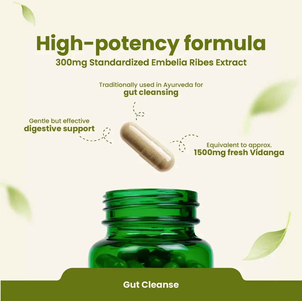 Reduce Bloating Naturally with Vidanga Capsules