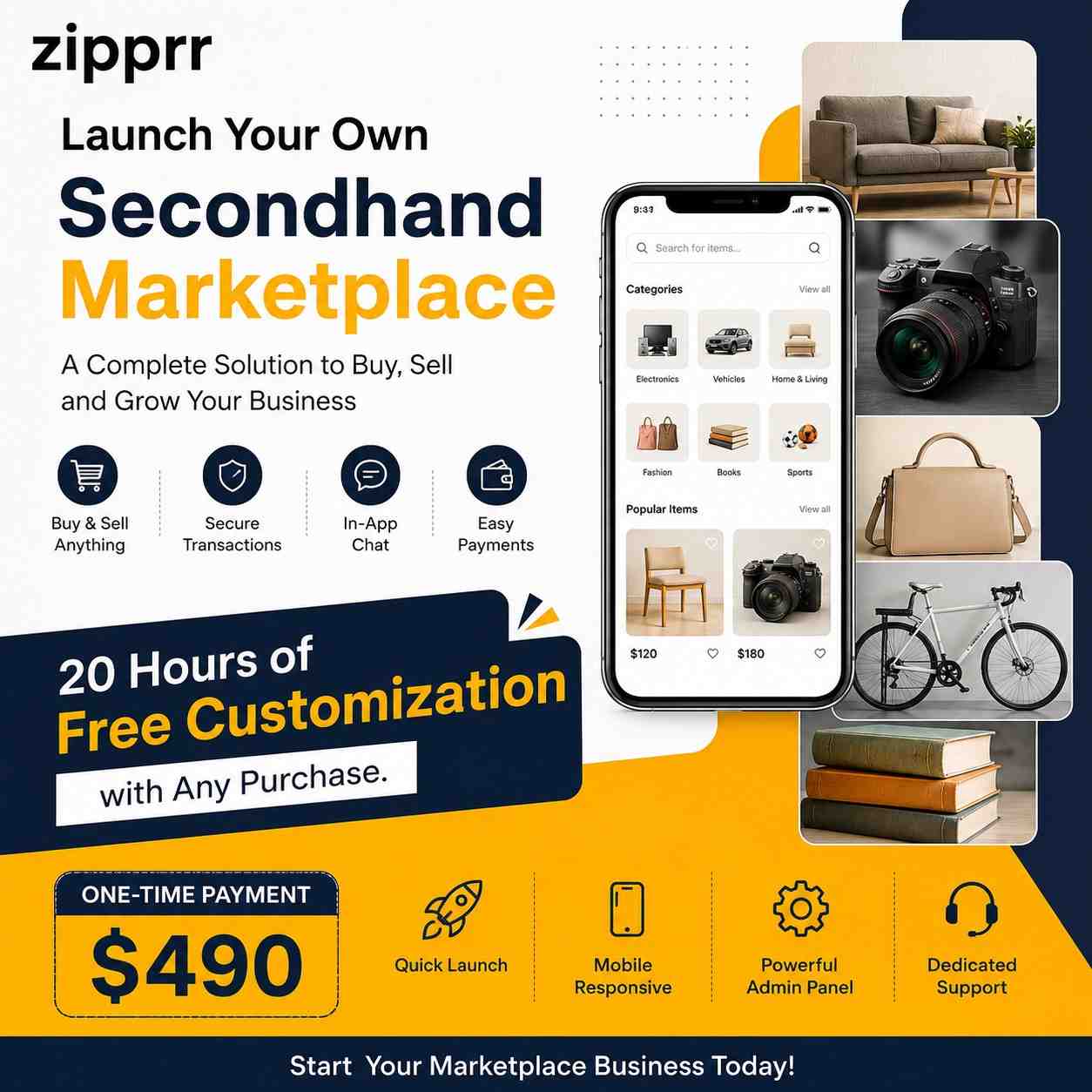 How Fast Can Zipprr's $490 Secondhand Script Go Live?