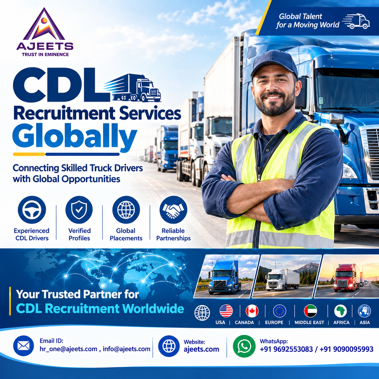 Looking for CDL Staffing Agency for GCC Countries